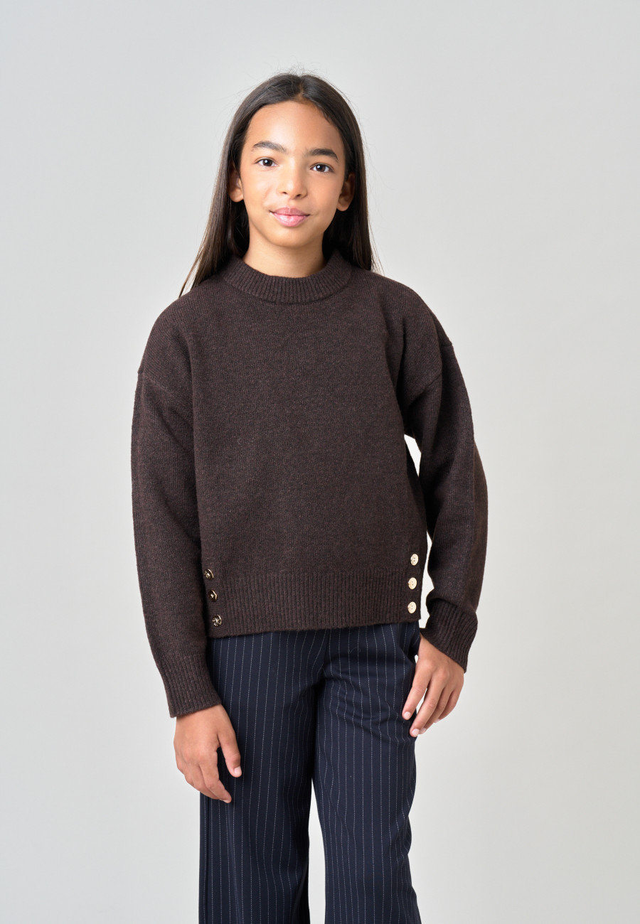Pull NINA Brown fille-1