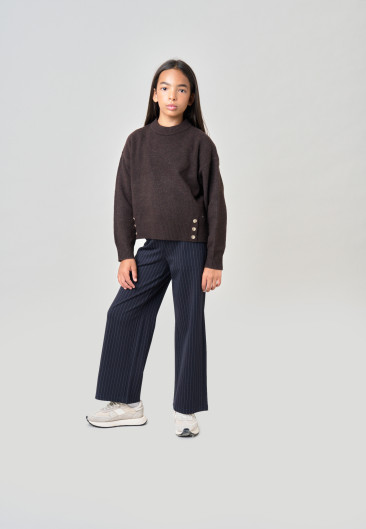 Pull NINA Beige fille-1