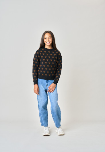 Pull CLEMY Black fille-1