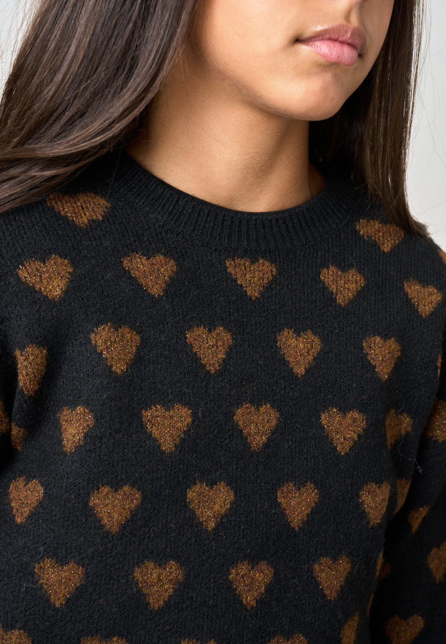CLEMY Sweater Black girls-3