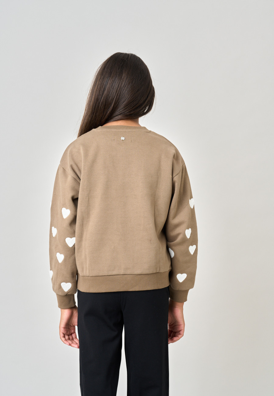 Sweat SARINA Light Khaki fille-4