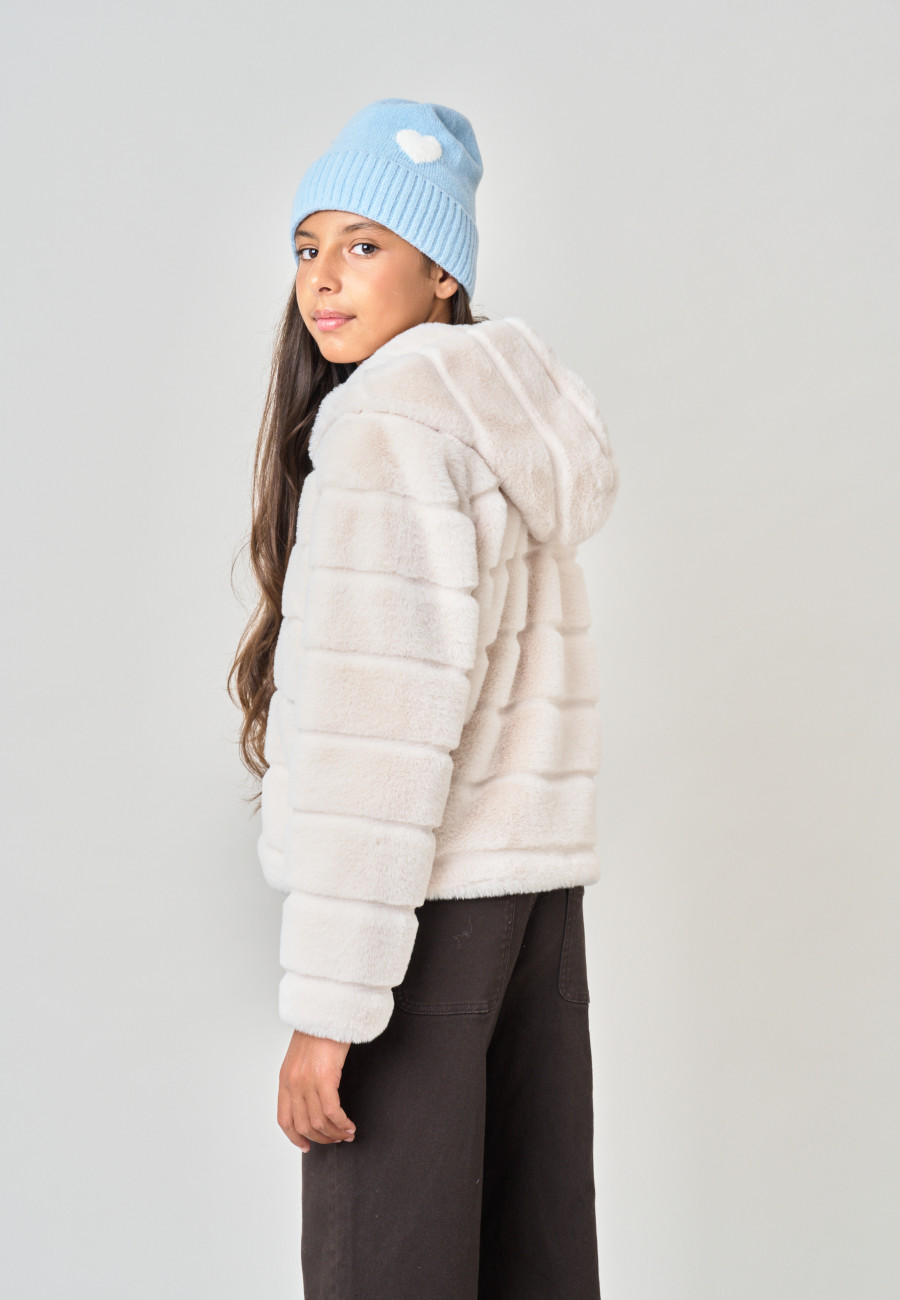 CASSIDY Jacket Cream girls-4