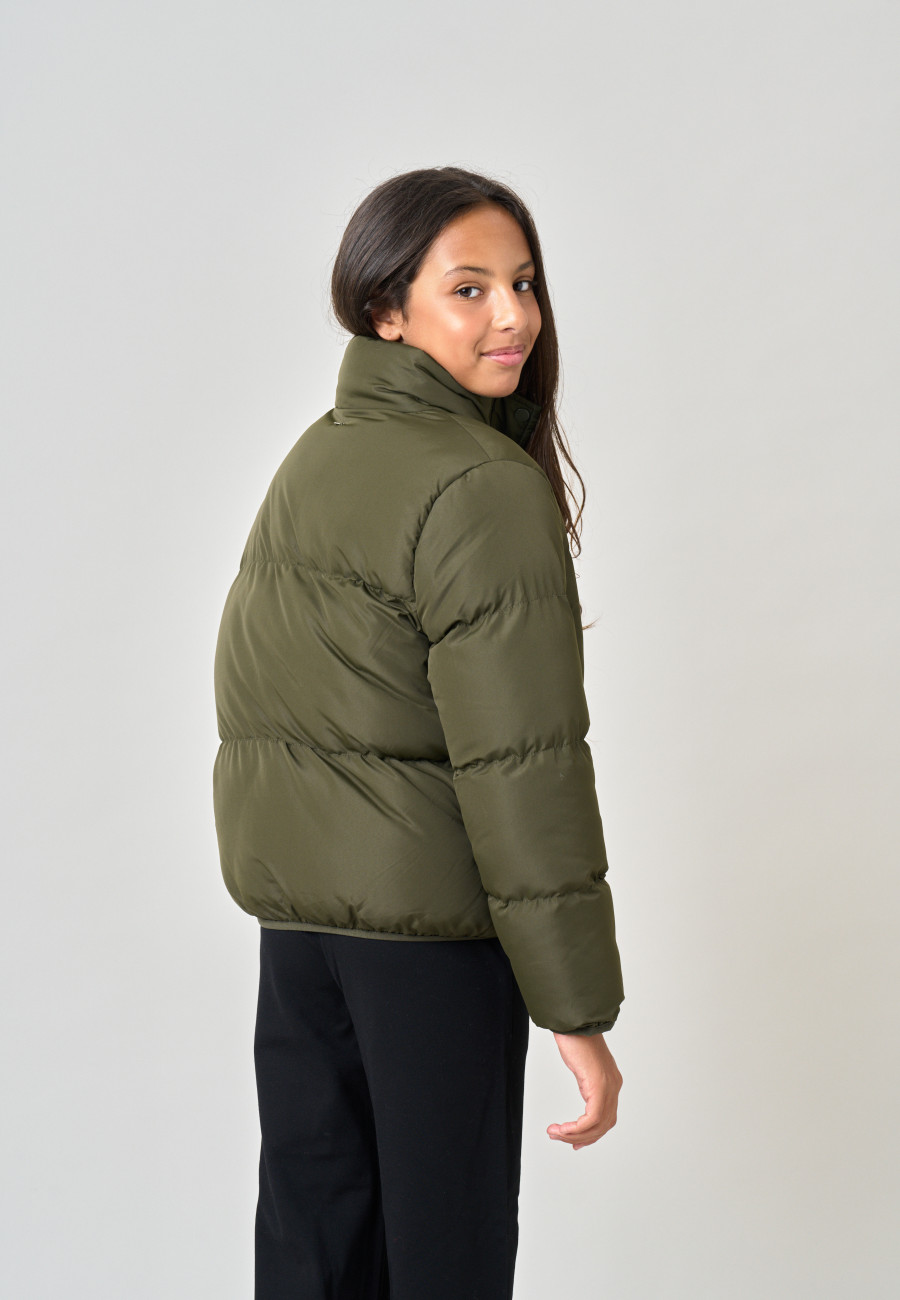 ISKA Down Jacket Light Khaki girls-4