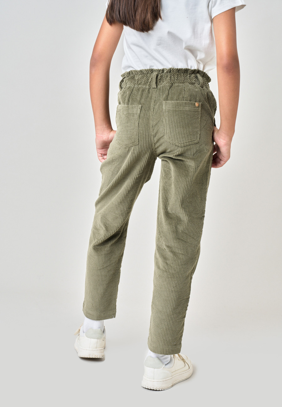 Pantalon WENDELI Dark Khaki fille-4