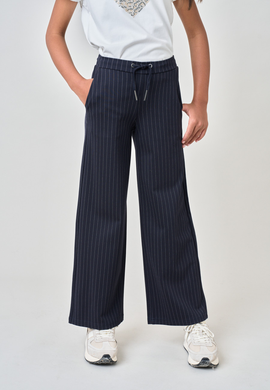 TAYSEN Trousers Navy girls-2