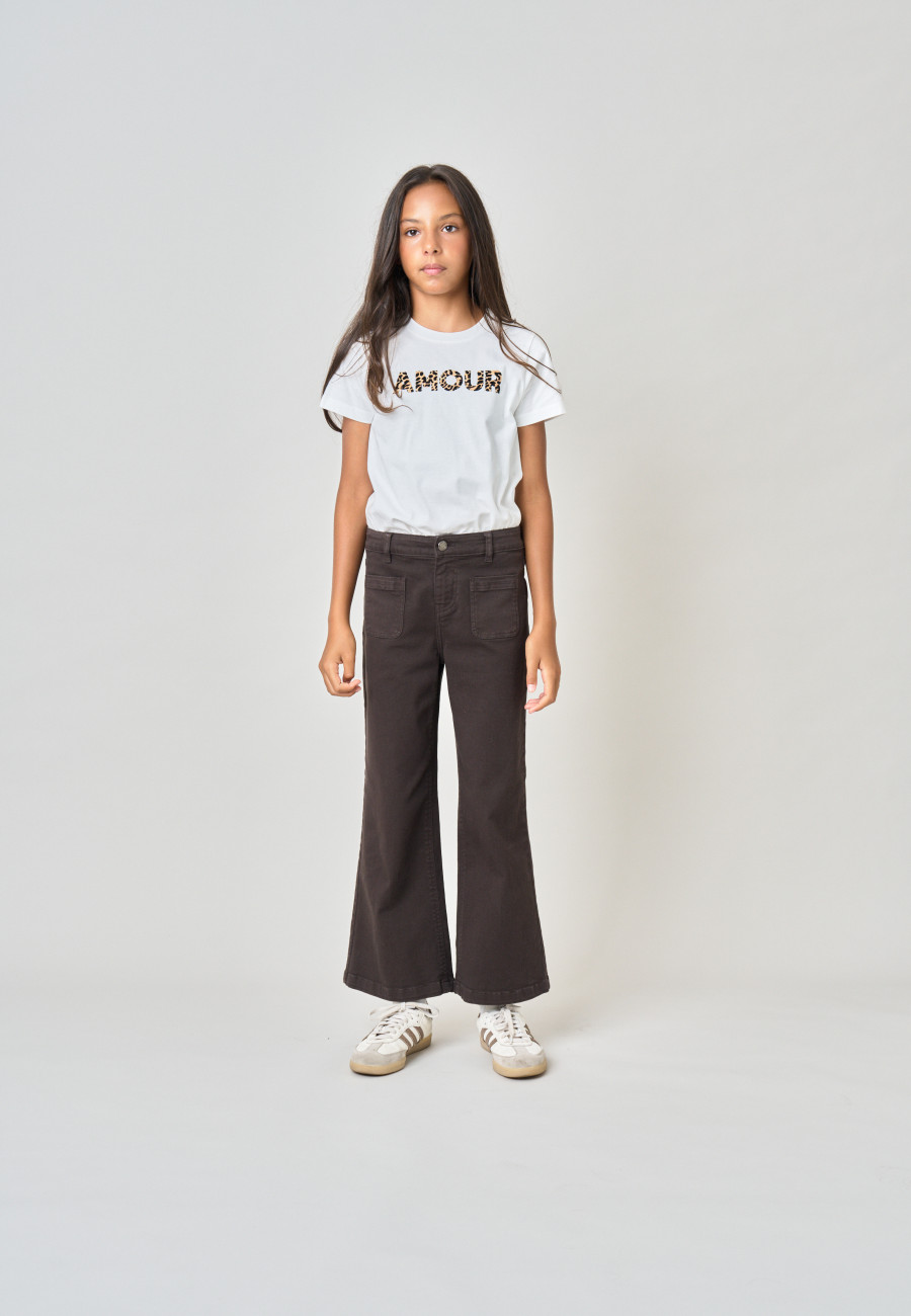 LIZETTE Jeans Brown girls-1