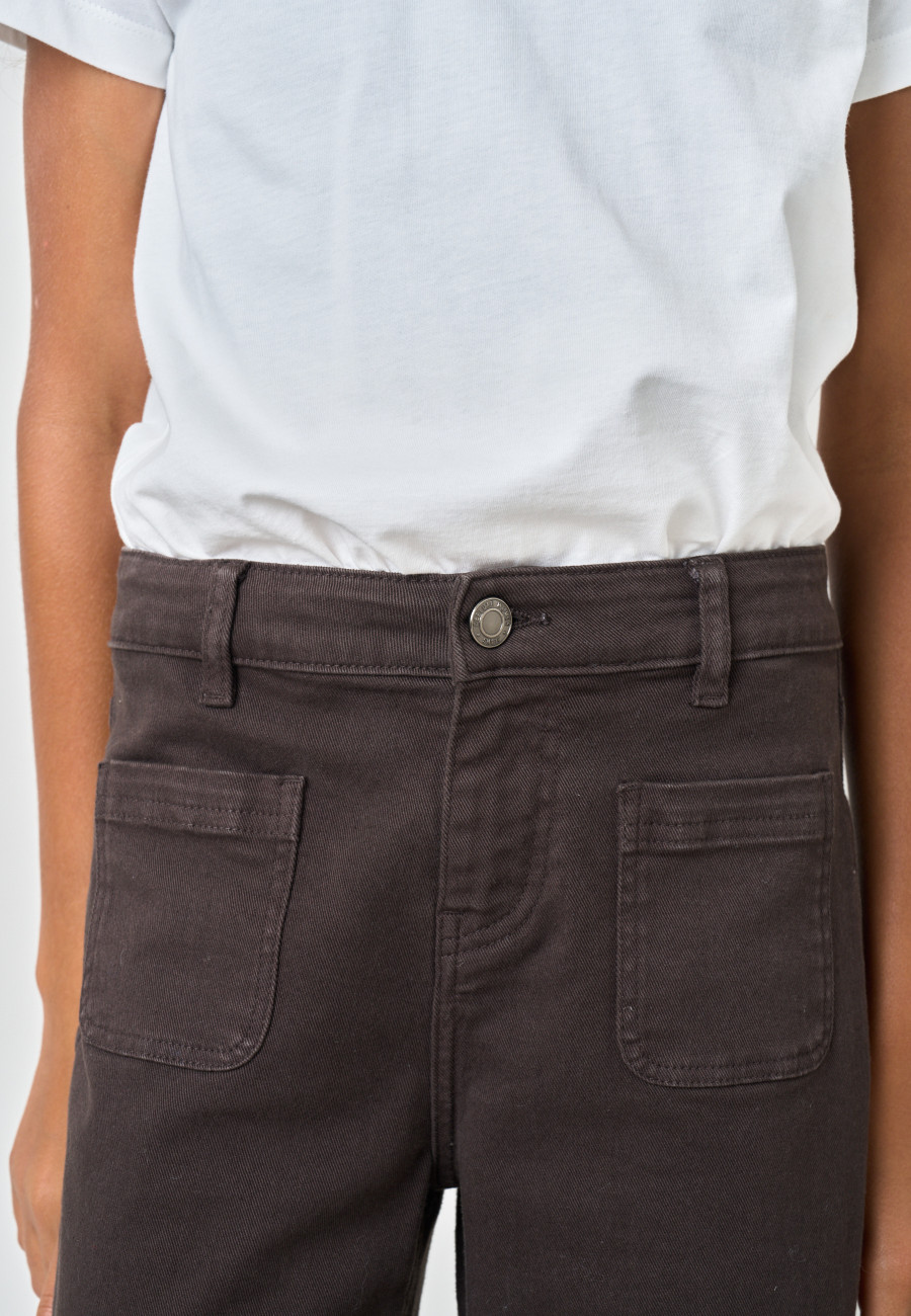 LIZETTE Jeans Brown girls-3