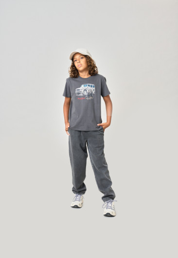 T-shirt DOBBY White garçon-1