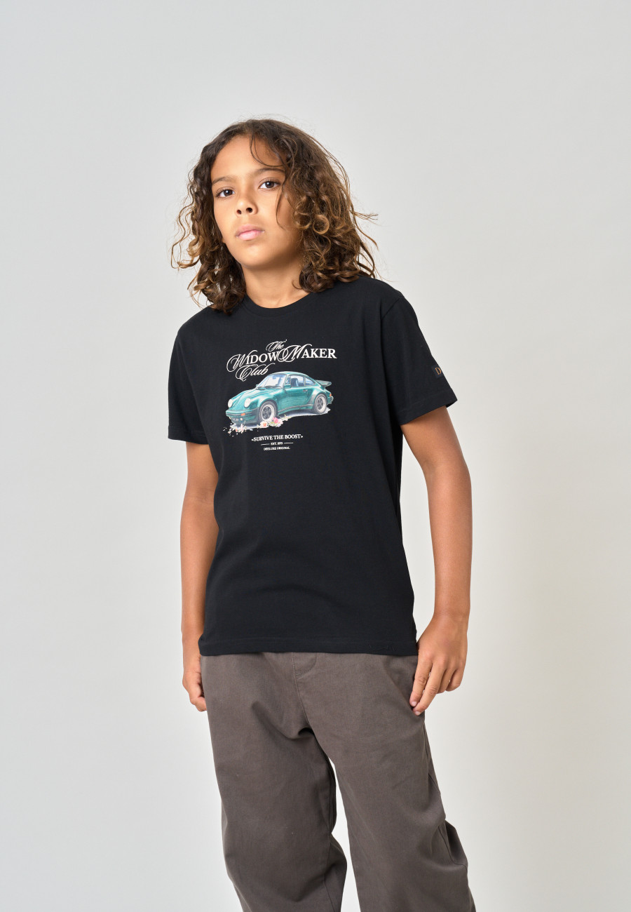 GREENCAR T-shirt Black boys-1
