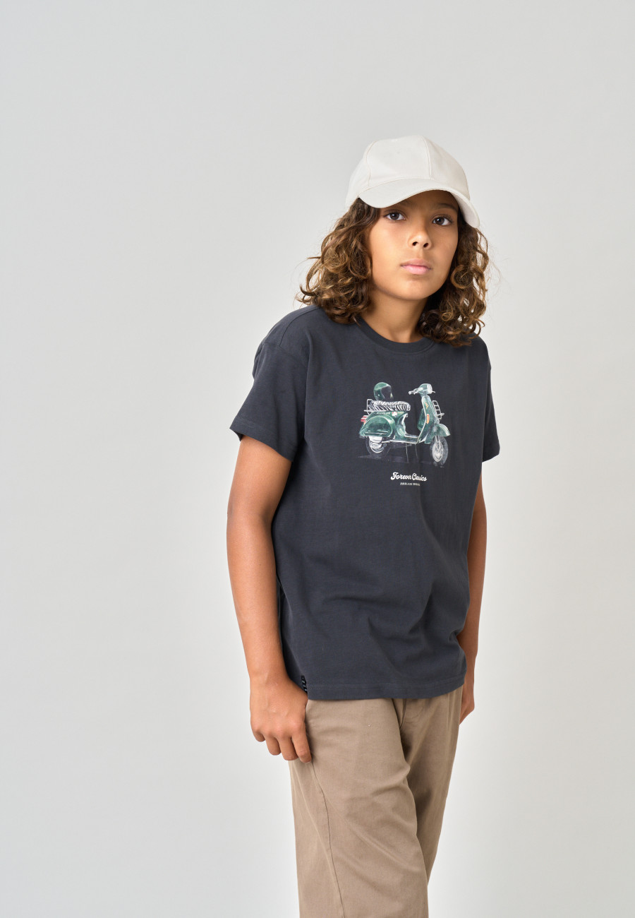 T-shirt JUICY Noir charbon garçon-1