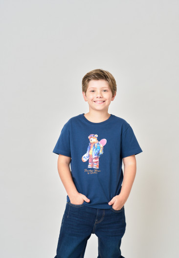 SNOWBEAR T-shirt Natural boys-1
