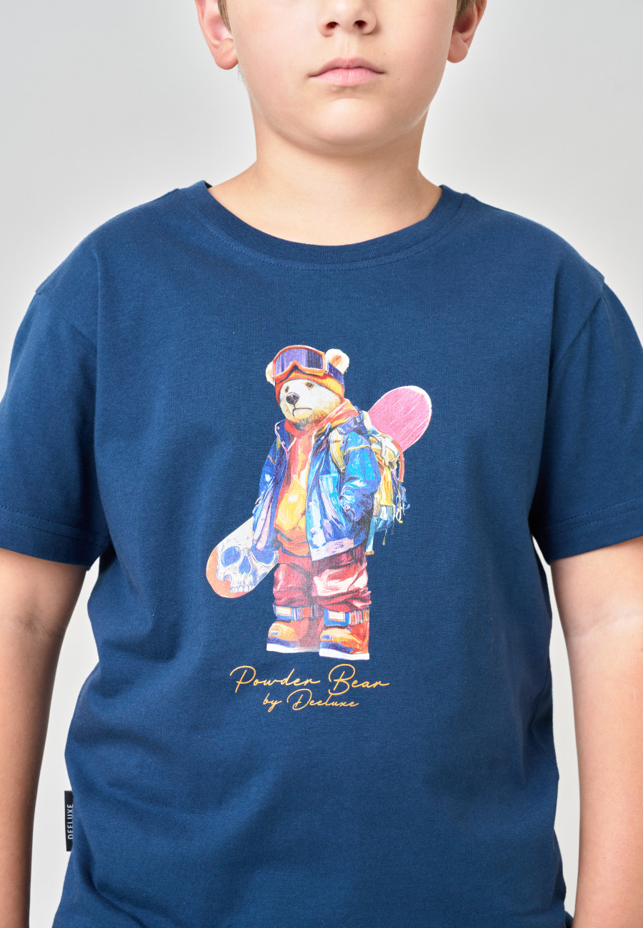 SNOWBEAR T-shirt Navy boys-3