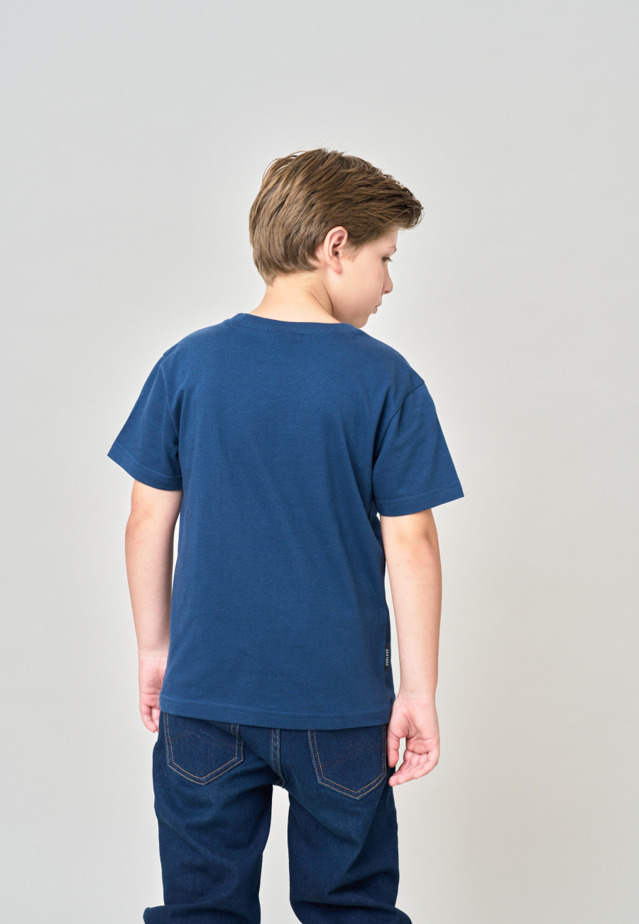 T-shirt SNOWBEAR Navy garçon-4