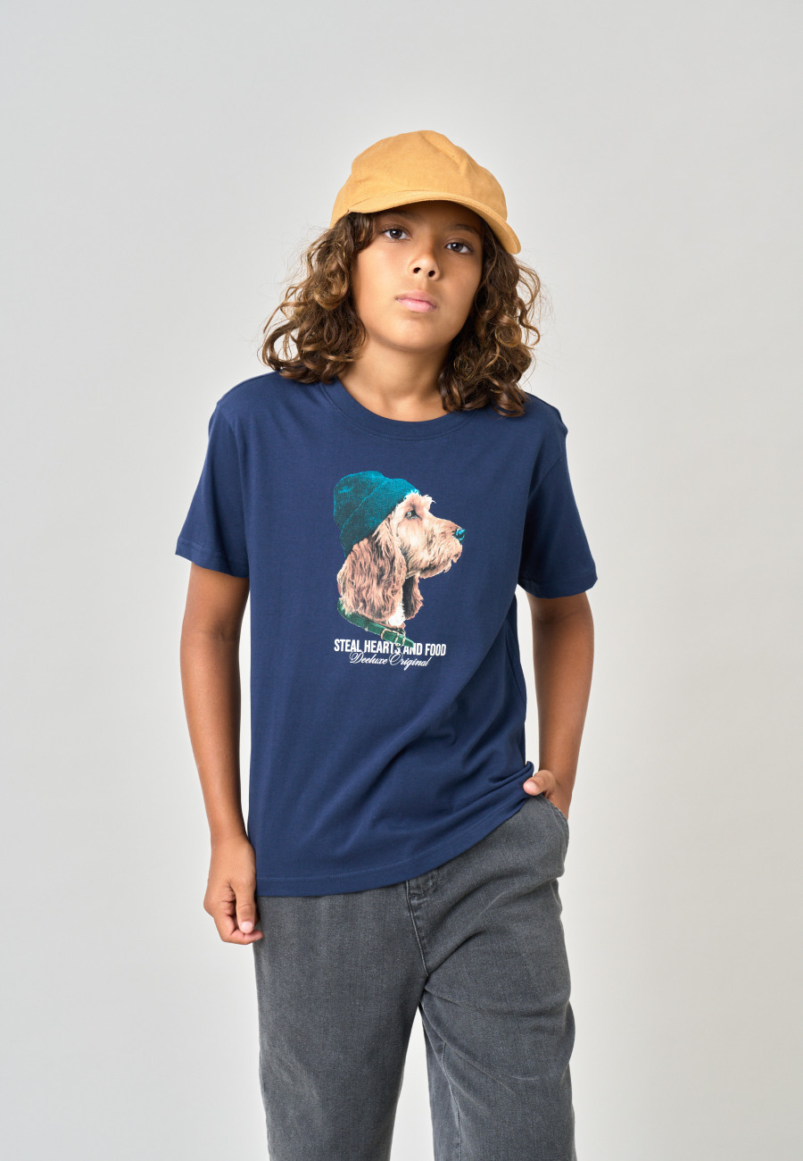 DOOD T-shirt Navy boys-1
