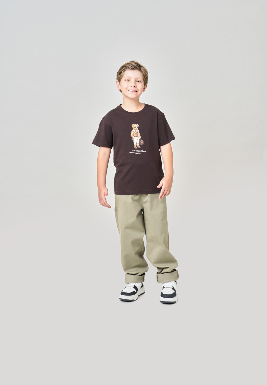 CHICBEAR T-shirt Walnut boys-2
