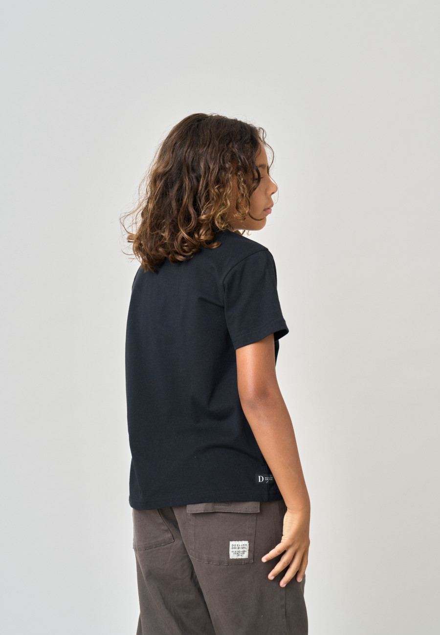 T-shirt HELMUP Black garçon-4