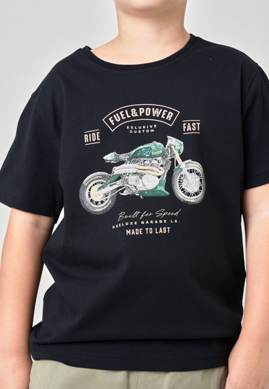 T-shirt AVENUE Black garçon-3