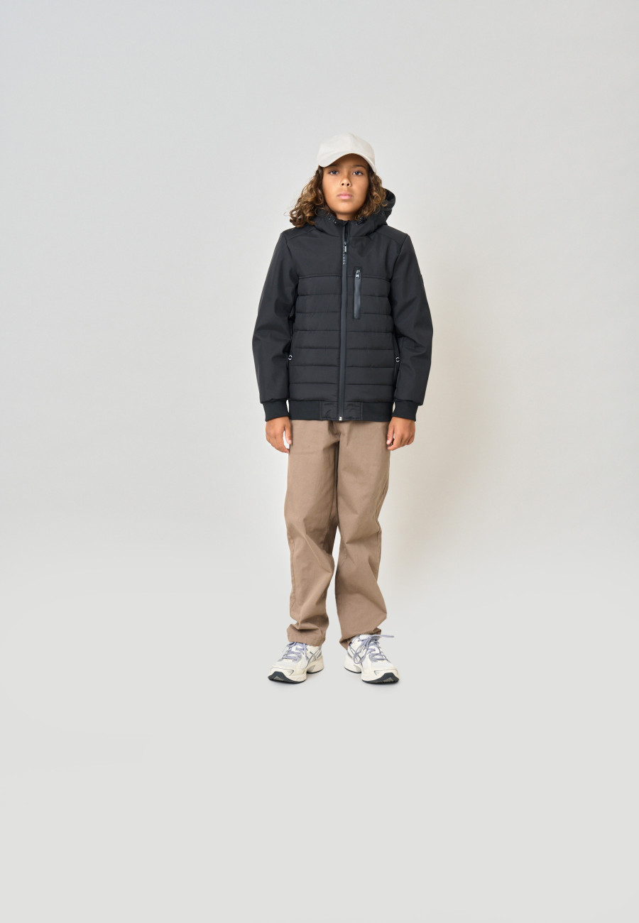 MEMENTO Down Jacket Black boys-2