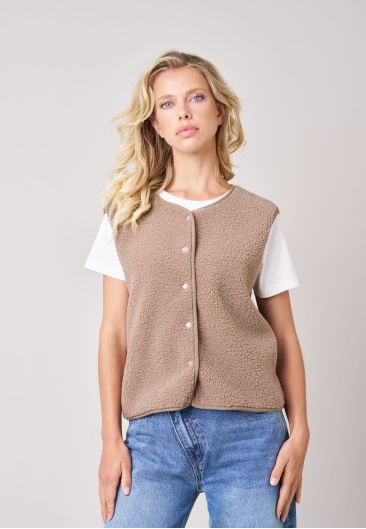 Gilet OLERA Anthracite femme-1