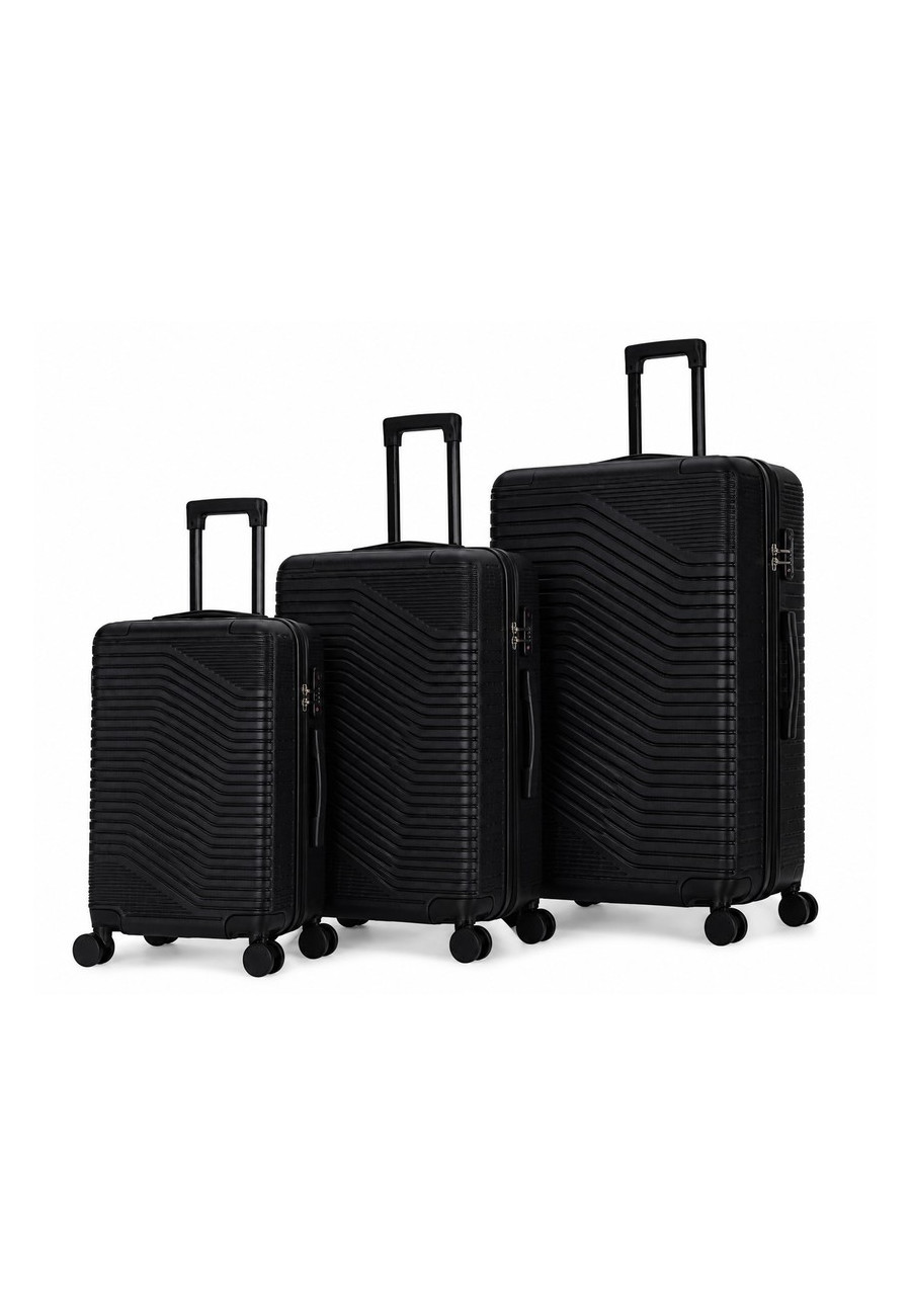 Set of 3 suitcases 4 wheels ABS - ROUCAS - DEELUXE