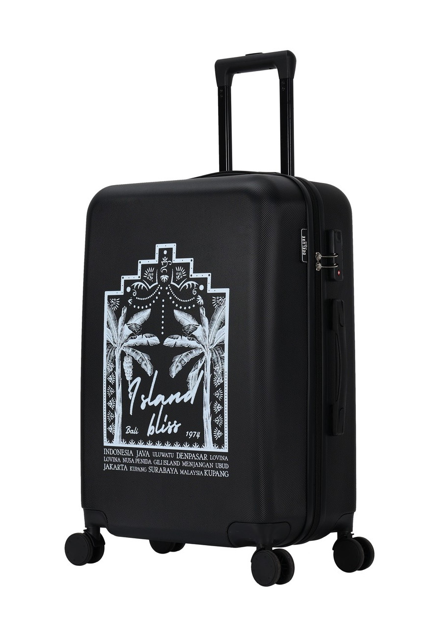 Medium suitcase 4 wheels 65 cm hard shell - TROPICAL DREAM - DEELUXE