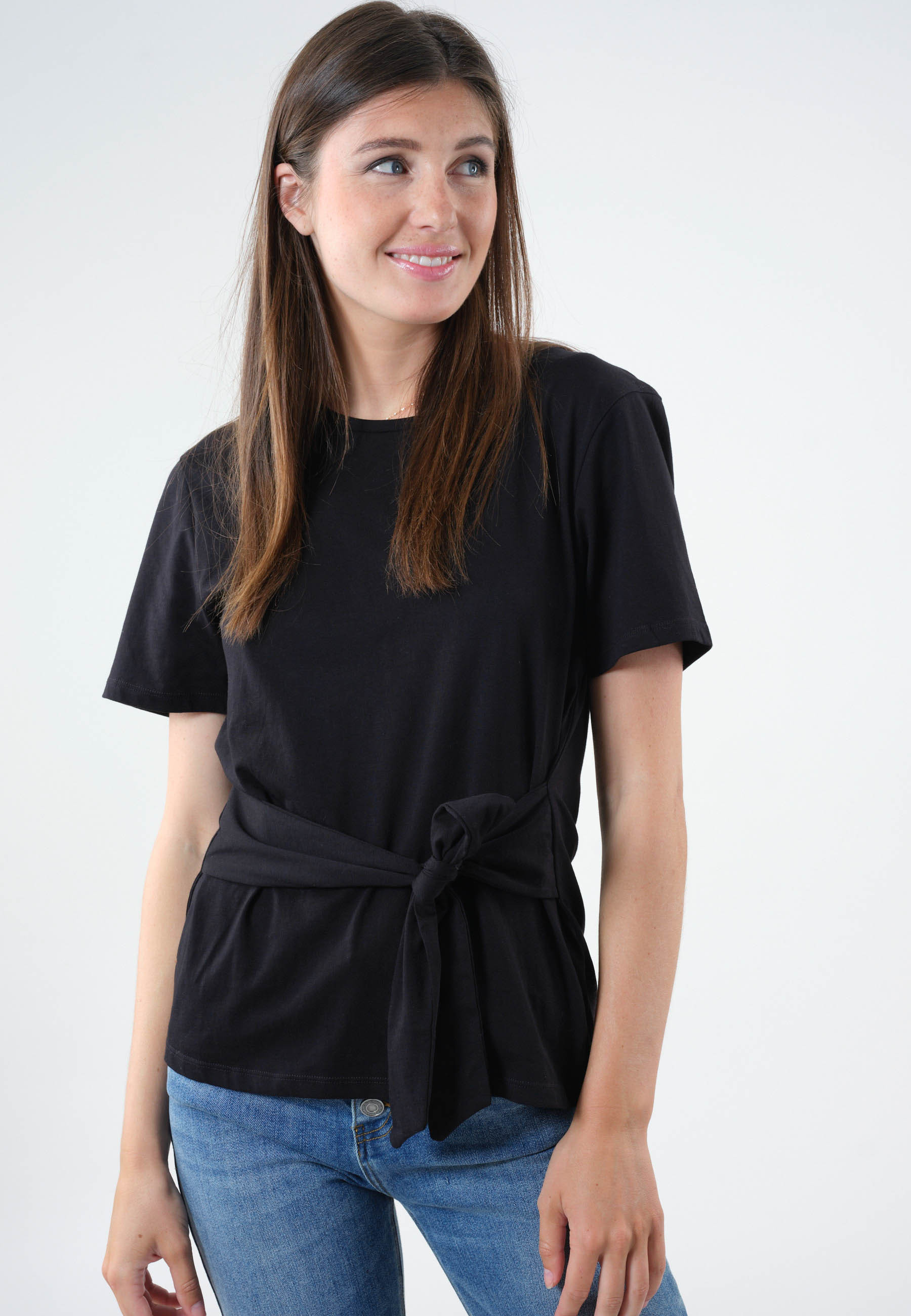 T shirt avec noeud deals